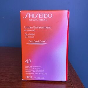 Shiseido Urban Environment Oil-Free SPF 42 Sunscreen Size 50ml New in Box Japan